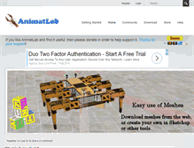 Tablet Screenshot of animatlab.com